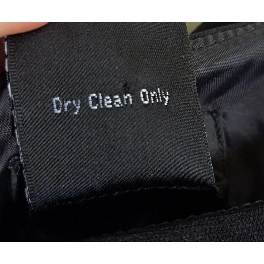 Virgo Women's 12 Black Sleeveless Sheath Dress Drape Back Office - Picture 8 of 8